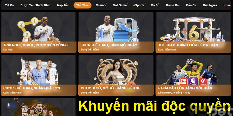 Khuyến mãi độc quyền
