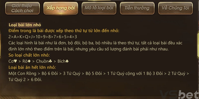 Luật xếp bài Luật xếp bài